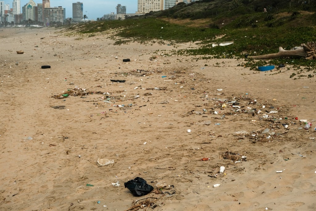 Otpad na plaži Durban